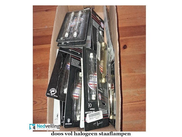 Doos halogeen staaflampen 118 mm - afbeelding 2 van  3