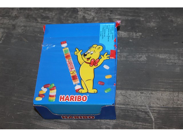Doos haribo megaroulete. 40 rollen. - afbeelding 2 van  2
