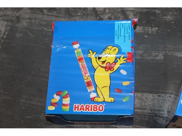 Doos haribo megaroulete. 40 rollen. - afbeelding 2 van  2