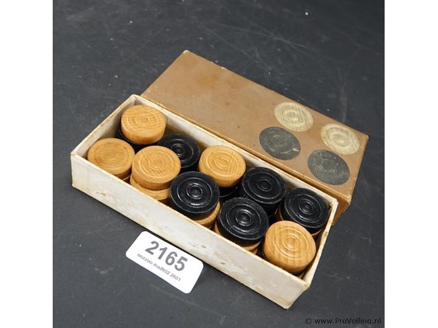 Doos jumbo houten damstenen - afbeelding 2 van  5