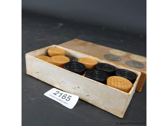 Doos jumbo houten damstenen - afbeelding 3 van  5