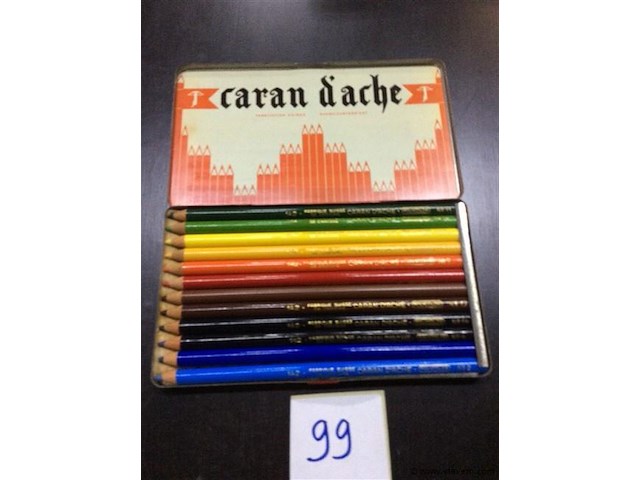 Doos kleurpotloden caran d'ache - afbeelding 2 van  2