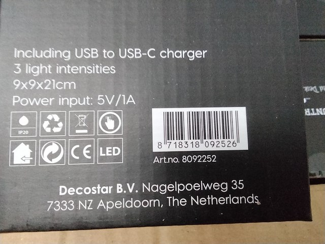 Doos met 12 tafellampen - afbeelding 3 van  4