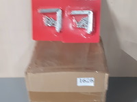 Doos met 72 pakjes hoekhaakjes 80x80 mm (d1626) - afbeelding 2 van  3