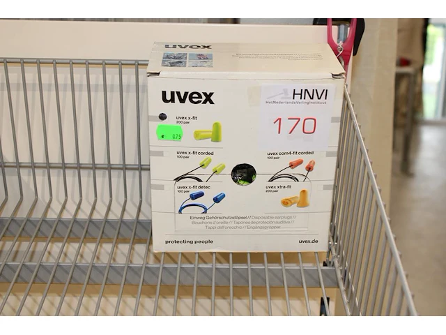 Doos met oordopjes uvex - afbeelding 1 van  2