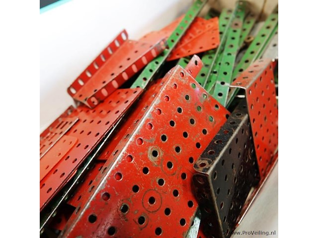 Doos met vintage temsi metalen constructie uit de jaren '50 of '60 - afbeelding 4 van  5