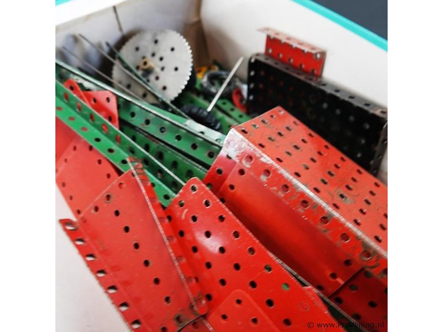 Doos met vintage temsi metalen constructie uit de jaren '50 of '60 - afbeelding 5 van  5