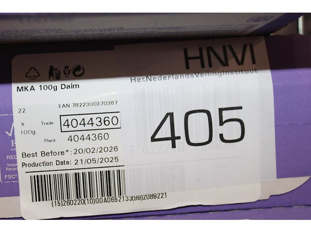 Doos milka daim repen. 22 stuks. - afbeelding 2 van  2