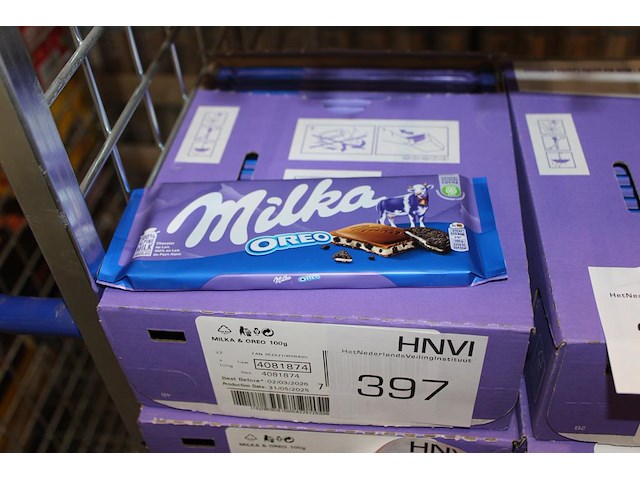 Doos milka oreo repen. 22 stuks. - afbeelding 1 van  3