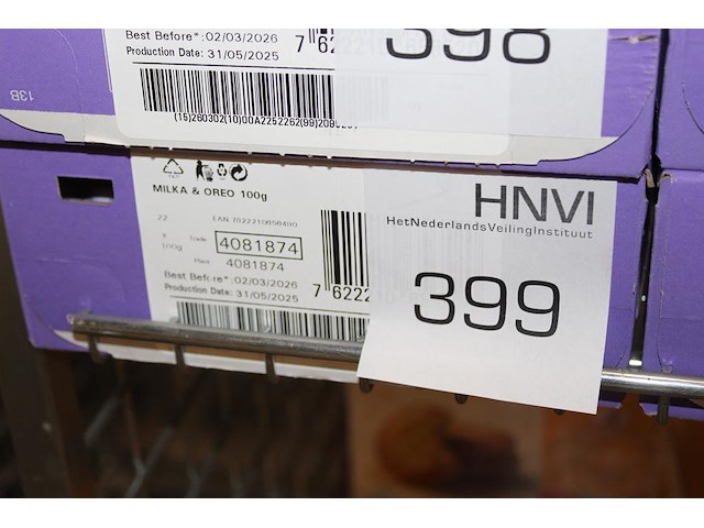 Doos milka oreo repen. 22 stuks. - afbeelding 2 van  2