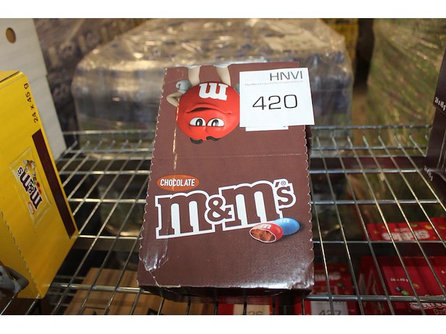 Doos m&m. 24 stuks. - afbeelding 1 van  2