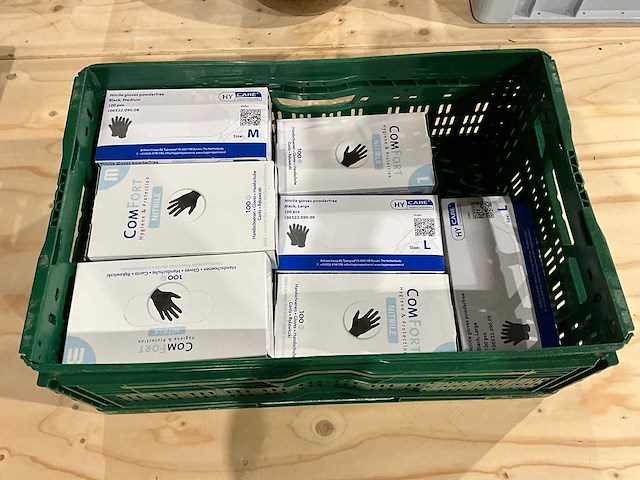 Doos nitril handschoenen (16x) - afbeelding 1 van  2