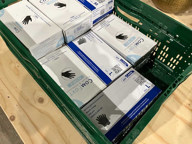 Doos nitril handschoenen (16x) - afbeelding 2 van  2