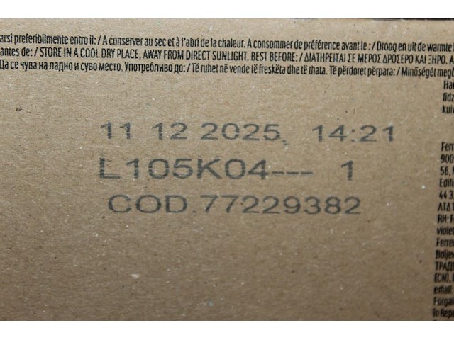 Doos nutella biscuits. 28 stuks. tht 12-2025. - afbeelding 2 van  2