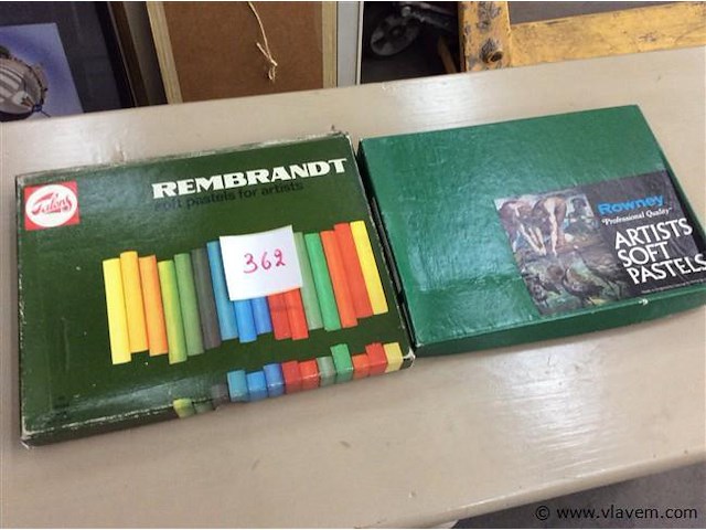 Doos pastel rembrandt - afbeelding 1 van  2