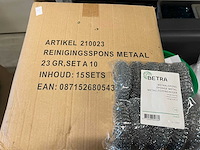 Doos reinigingsspons metaal (5x) - afbeelding 1 van  2