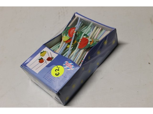 Doos rietjes met 3d fruit in ds x - afbeelding 3 van  3