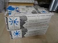 Doos sauna stenen 20kg (2x) - afbeelding 1 van  1