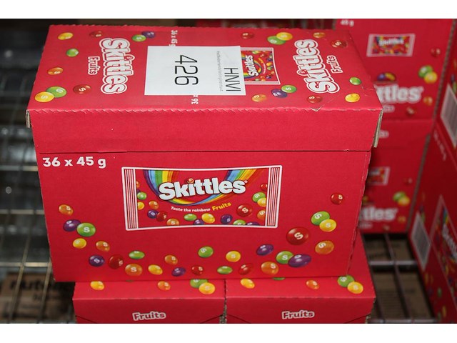 Doos skittles. 36 zakjes. - afbeelding 2 van  3