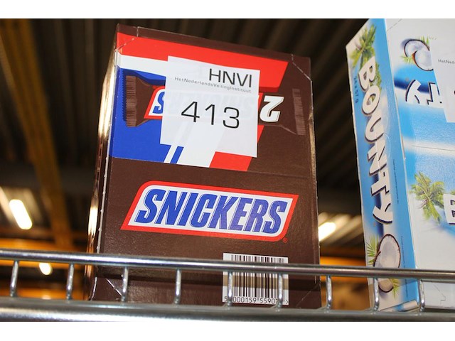 Doos snickers. 24 stuks. - afbeelding 1 van  2