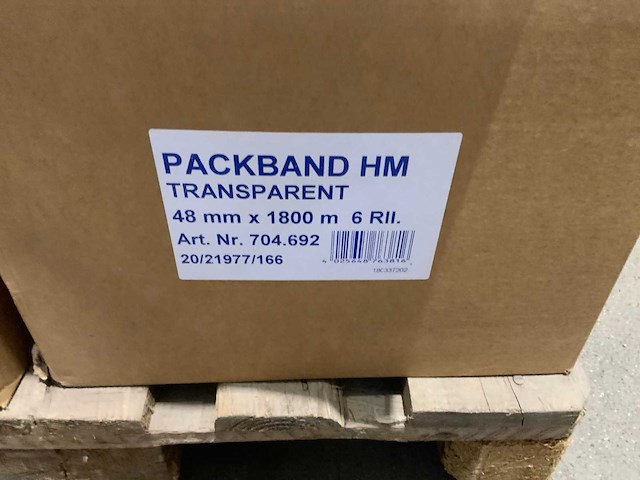 Doos transparante plakband (6x) - afbeelding 2 van  3