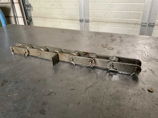 Doos transportketting roestvrijstaal (10x) - afbeelding 1 van  4