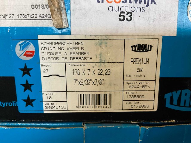 Doos tyrolit slijpschijven (6x) - afbeelding 2 van  3