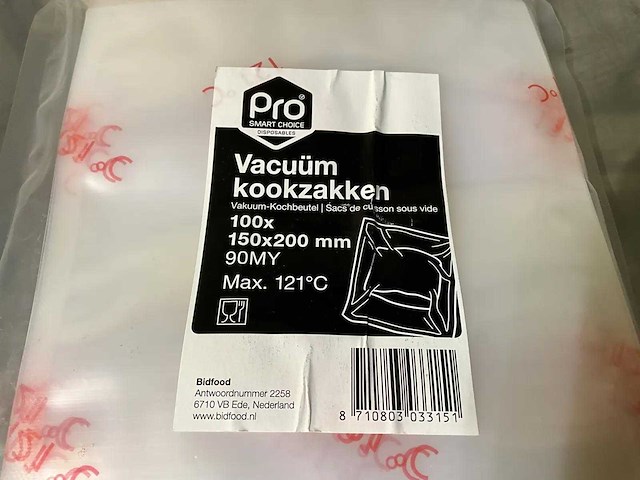 Doos vacuüm kookzakken (2x) - afbeelding 2 van  3