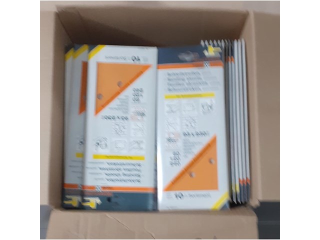 Doos vol pakken meister schuurpapier div. korrel (d1027) - afbeelding 2 van  5