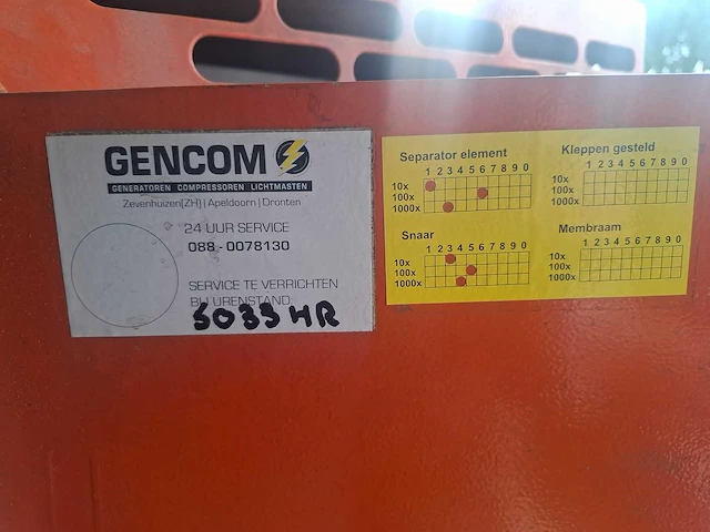 Doosan - 2012 - 10105 - compressor met straalopstelling - afbeelding 34 van  35