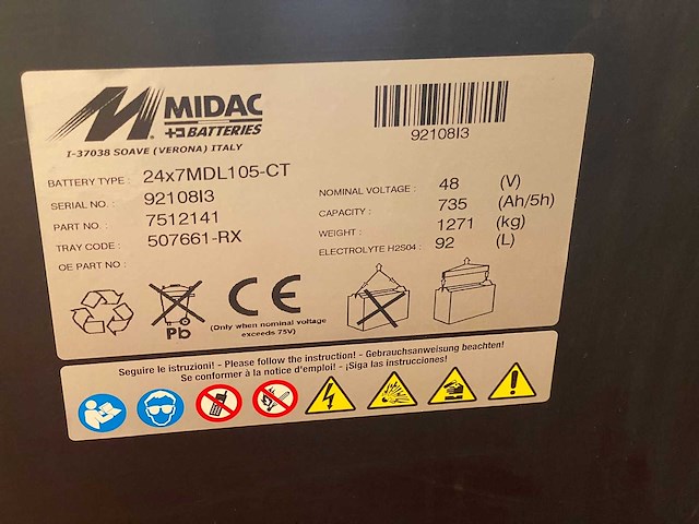 Doosan - 2018 - bc25s-7 - 4.29m triplex, free-lift, side-shift - vorkheftruck - afbeelding 7 van  7