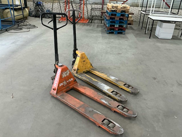 Doosan + totallifter hand hydraulische palletwagen (2x) - afbeelding 3 van  4