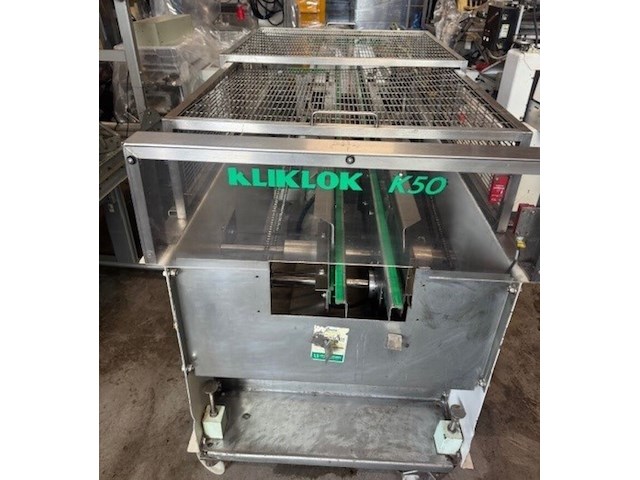 Doosjes verlijm-sluitmachine kliklok, k50, grijs, bouwjaar 1998 - afbeelding 2 van  5
