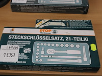 Dop- en steeksleutelset etop. - afbeelding 1 van  2