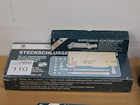 Dop- en steeksleutelset etop. - afbeelding 1 van  2