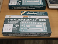 Dop- en steeksleutelset etop. - afbeelding 1 van  2