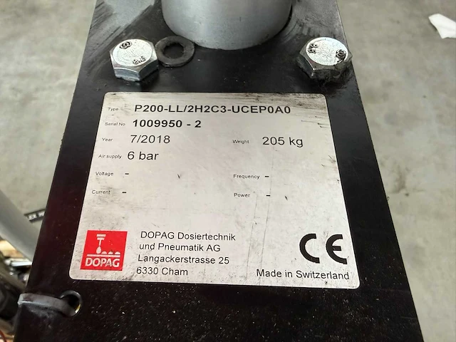 Dopag - p200-ll - vetpomp - afbeelding 3 van  6