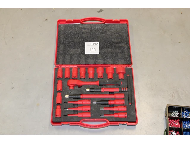 Doppen/ratelset haupa 1000 volt geïsoleerd - afbeelding 1 van  2