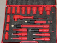 Doppen/ratelset haupa 1000 volt geïsoleerd - afbeelding 2 van  2