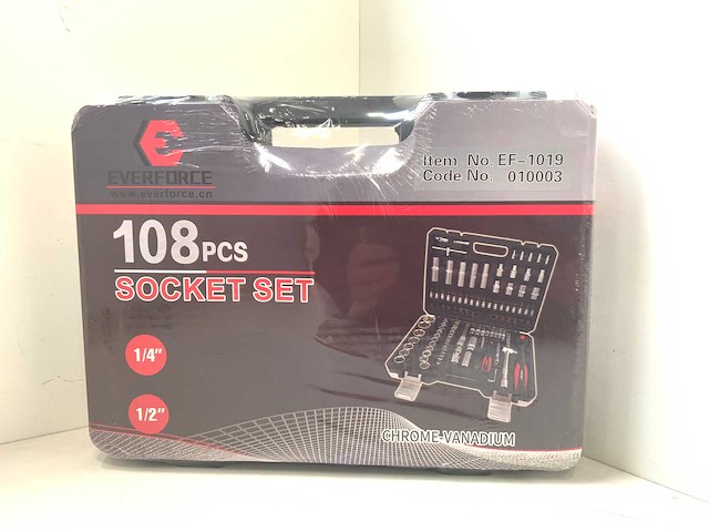 Doppenset 1/2” 1/4” (10x) - afbeelding 4 van  4