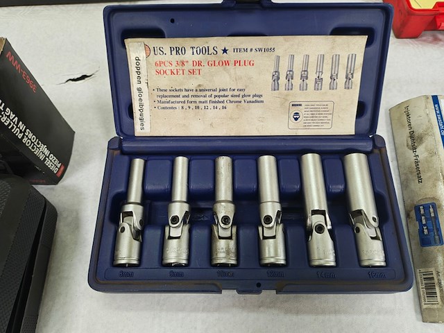 Doppenset voor gloeibougies, us pro tools, sw-1055 - afbeelding 1 van  1