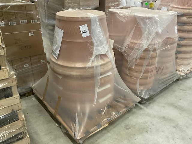 Doppio bordo bloempot (4x) - afbeelding 1 van  6