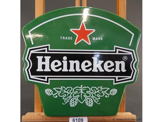 Dopvormige metalen bord ice cold beer - afbeelding 7 van  7