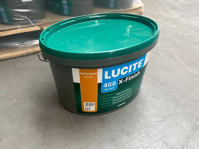Dörken lucite - x-finish - pot verf 12l ral9010 (24x) - afbeelding 1 van  6