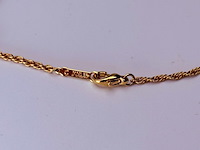 D'orlan ''mosaic pyramid'' goldplated collier - afbeelding 6 van  8