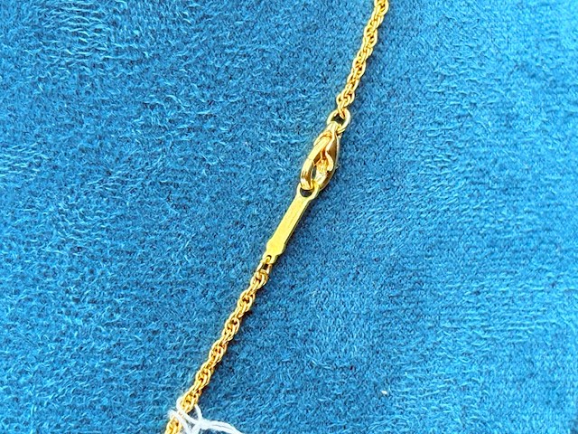 D'orlan ''mosaic pyramid'' goldplated collier - afbeelding 7 van  8