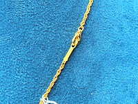 D'orlan ''mosaic pyramid'' goldplated collier - afbeelding 7 van  8
