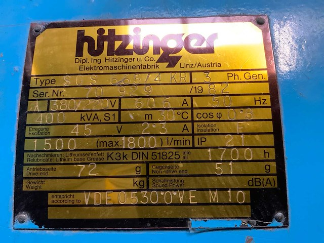 Dorman 8qt diesel stroomgenerator 400kva - afbeelding 13 van  14