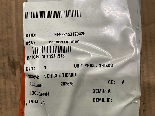 Dorman vehicle tie rod - afbeelding 4 van  4