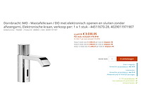 Dornbracht imo wastafelkraan elektronisch - afbeelding 4 van  4